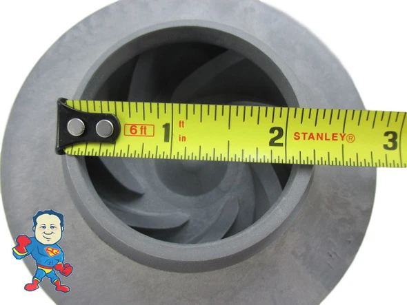 4.0HP Closed Face Impeller for Vico Ultima/Ultra Jet/Ultra Flo Pumps - Black/Green/Red