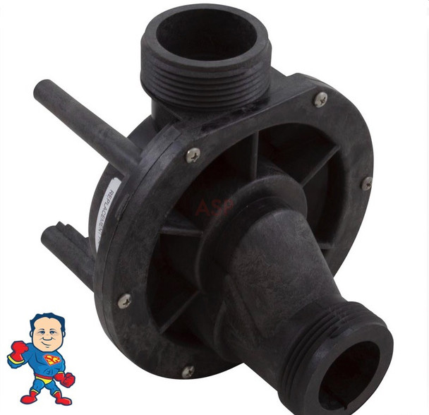 Wetend, Bath Pump Wet End, Aqua-Flo TMCP, 2.0HP, CD, 48-Frame, 1-1/2"MBT, (Self-Drain)