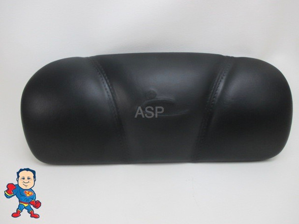 Dynasty Spa Hot Tub Neck Pillow Black Head Rest 2009 Stitched Pin 6 3/4 " Apart 1869 Flat Back