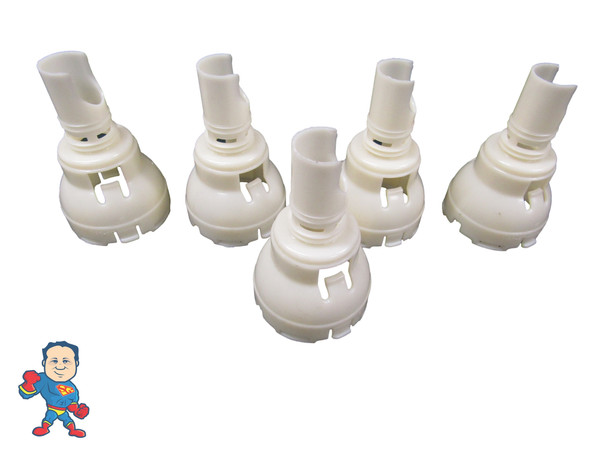 5-Pack Waterway Storm Jet Diffuser Replacements 5" to 5.5" Wide Face Hot Tub Spa Parts