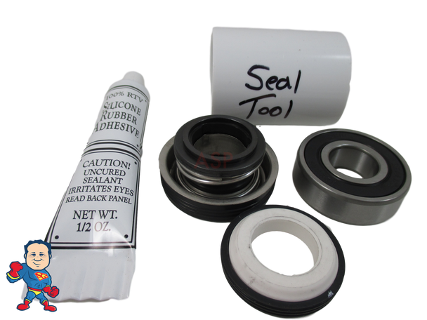 Swim 56 Seal Spa Hot Tub Pump Wet End Seal Bearing Kit fits Guangdong LX Pumps