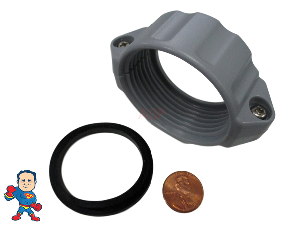 2" Thread Split Nut Kit for Water Union with Gasket Saluspa Lay-Z-Spa™ "A" Coupling for Water