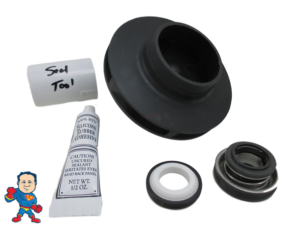 Spa Hot Tub Pump 4.0HP Impeller & Seal Guangdong LX400 LP400 56 WUA Video How To