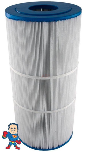 Filter, Cartridge, 75 sqft,  2-11/16" Hole, 7" Wide , 14-3/4" Tall Fits Some Caldera Hot Tubs