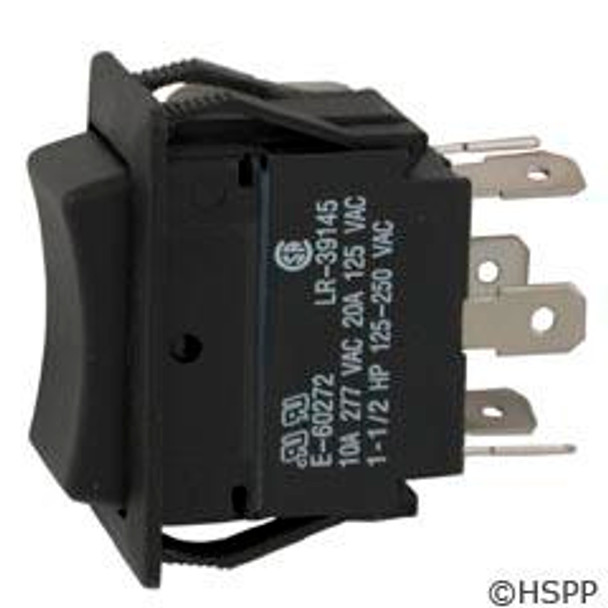 Rocker Switch, DPDT, Center Off