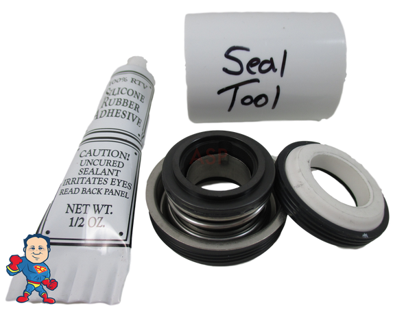 Seal WUA 200 300 400 Spa Hot Tub Pump Wet End Seal Kit fits Intertek LX Pumps