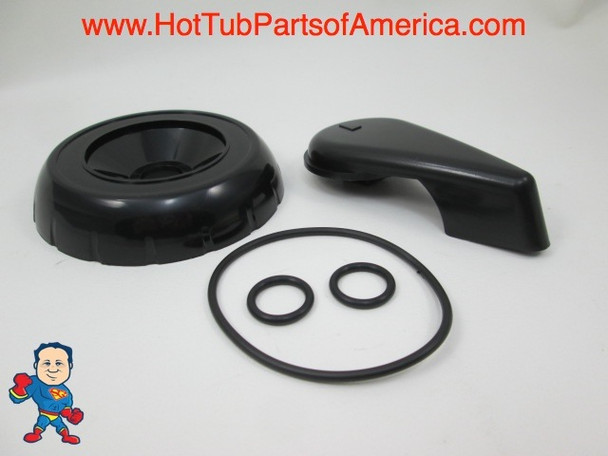 Diverter Valve Spa Black Hot Tub O-Rings Cap Handle Waterway CMP How To Video