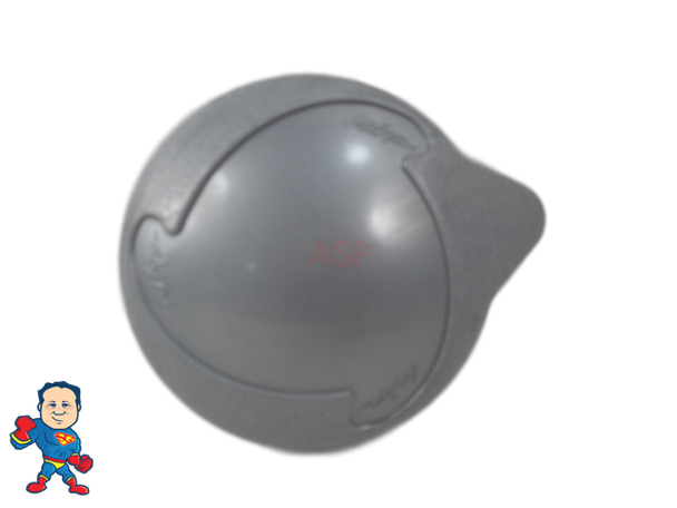 Cal Spa Silver Diverter Cap 3 3/4" Wide Teardrop Style How To Video