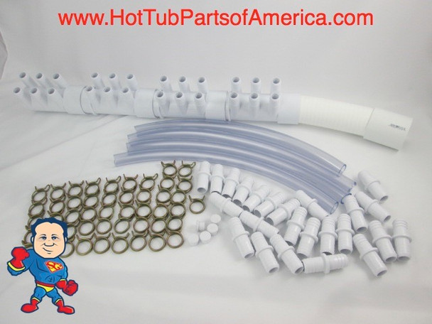 Manifold Hot Tub Spa Part 24 3/4" Outlets with Coupler Kit Video How To