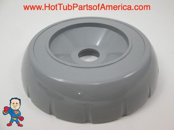 Spa Hot Tub Diverter Cap 3 3/4" Wide Gray Notched Buttress Style How To Video