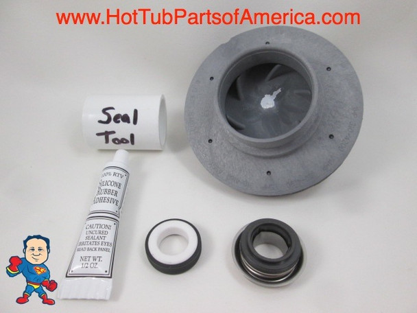 Waterway Executive 5HP Impeller 1000 Seal Pump Wet End Hot Tub Spa How To Video