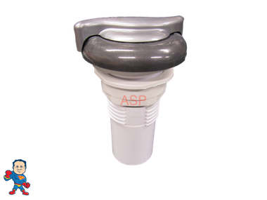 Air Control Valve "S" Handle  Silver and Graphite 1" Spa Hot Tub