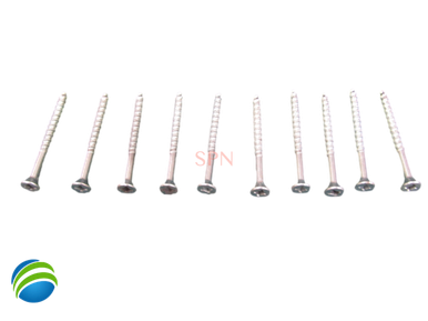 Set of (10) Cabinet Panel Screws For Hot Tubs, # 8 x 2", Zinc, Phillips or Square
