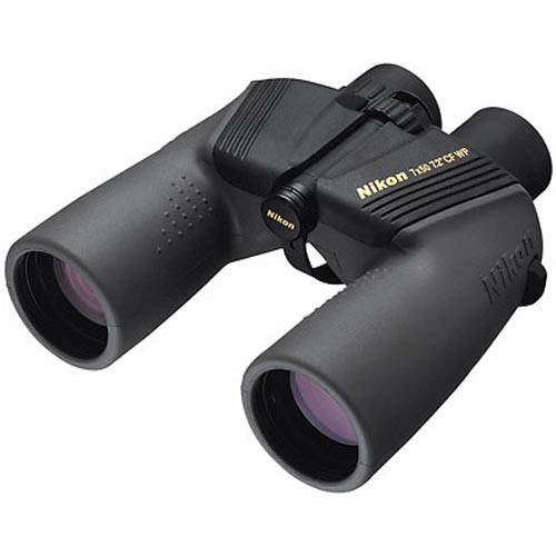 Nikon Marine 7x50 CF WP (Black) with Float Strap Binoculars Double