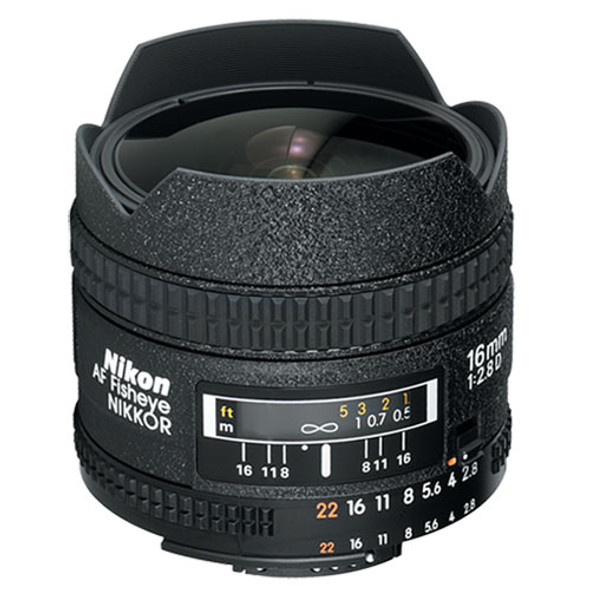 Nikon AF 16MM F2.8D Fisheye Lens