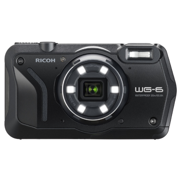 Ricoh WG-6 20MP Camera Kit - BLACK