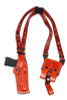 Premium VERTICAL Leather Shoulder Holster Set