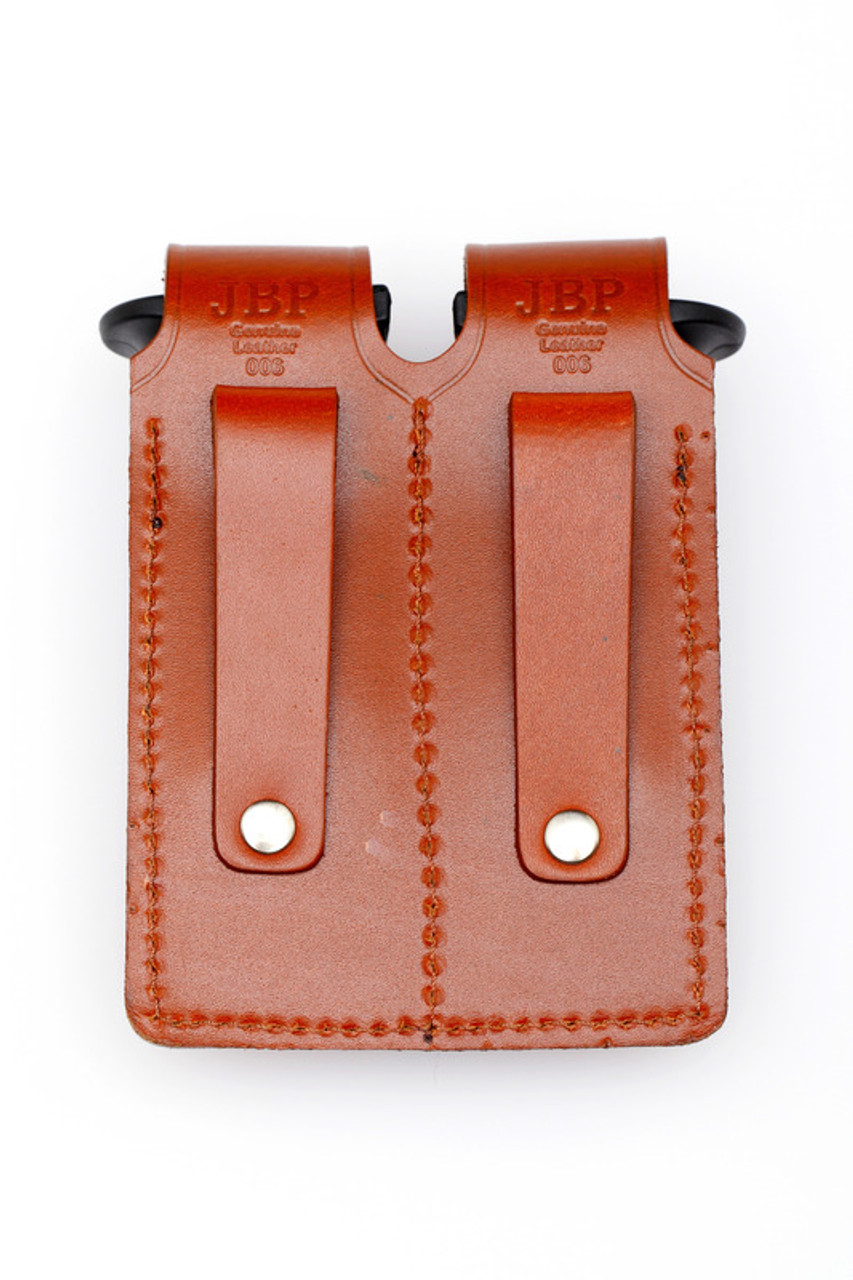 Leather DOUBLE Magazine Case