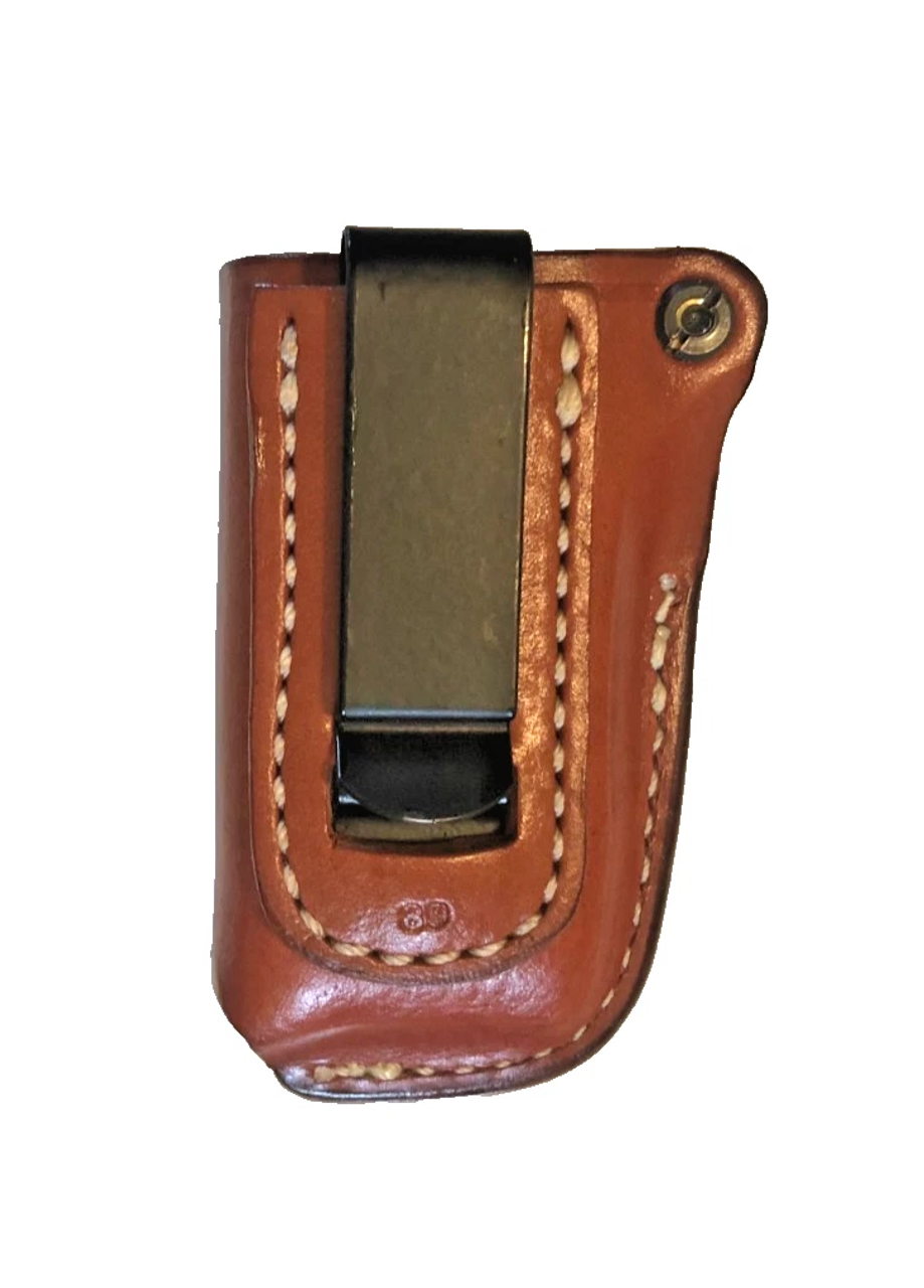 Premium Leather SINGLE Magazine Case with Tension Screw