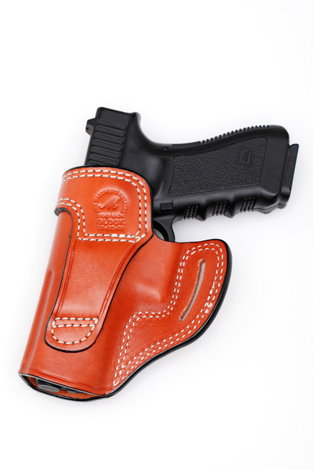 Leather CROSS DRAW Holster - Open Top