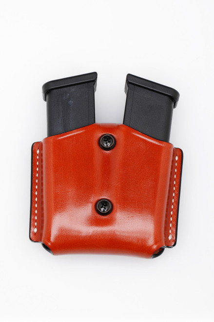 Premium Leather DOUBLE Magazine Case