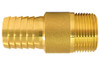 BRASS HOSE BARB 1" HOSE X 3/4" MPT