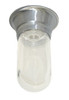 Canopy Hood Light, E-Z Mount Incandescent, Tuff Skin Coated Glass Globe (Pack of 4)