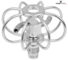 Mosmatic High Pressure Duct Cleaner Fixed TRR 3F / 3 Nozzle Cold Water 6 inch 3/8in NPTF 85.626