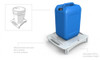 FOAMiT CMS12X12 - Slide out Stand (Holds 12 x 12 Container)