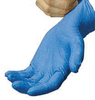 Powdered GLOVE Blue ,NITRILE DISPOSABLE X-Large  Box 100 ct