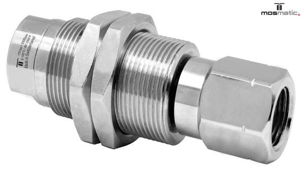 Mosmatic rotary unions DXGI swivel 90 degrees G1 1/4"NPTF G2 3/8"NPTM 37.358