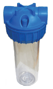 BLUE TOP 10" WATER FILTER HOUSING 1"FPT **CLOSEOUT PRICE**