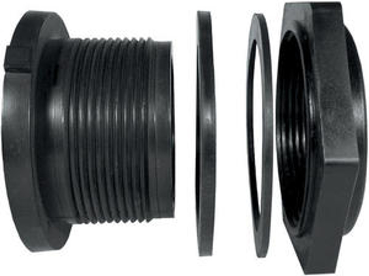 POLY 3/4" BULKHEAD FITTING
