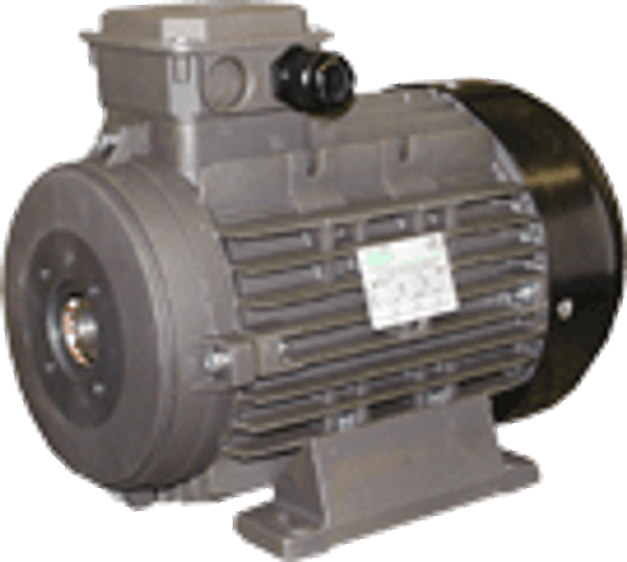 10 HP - 24mm Hollow Shaft, Connector Box on Top, Black Anodized Model R1266A