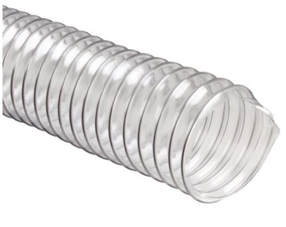 NIKRO - 12” x 25’ Heavy Duty Clear PVC Flex Duct (860147)