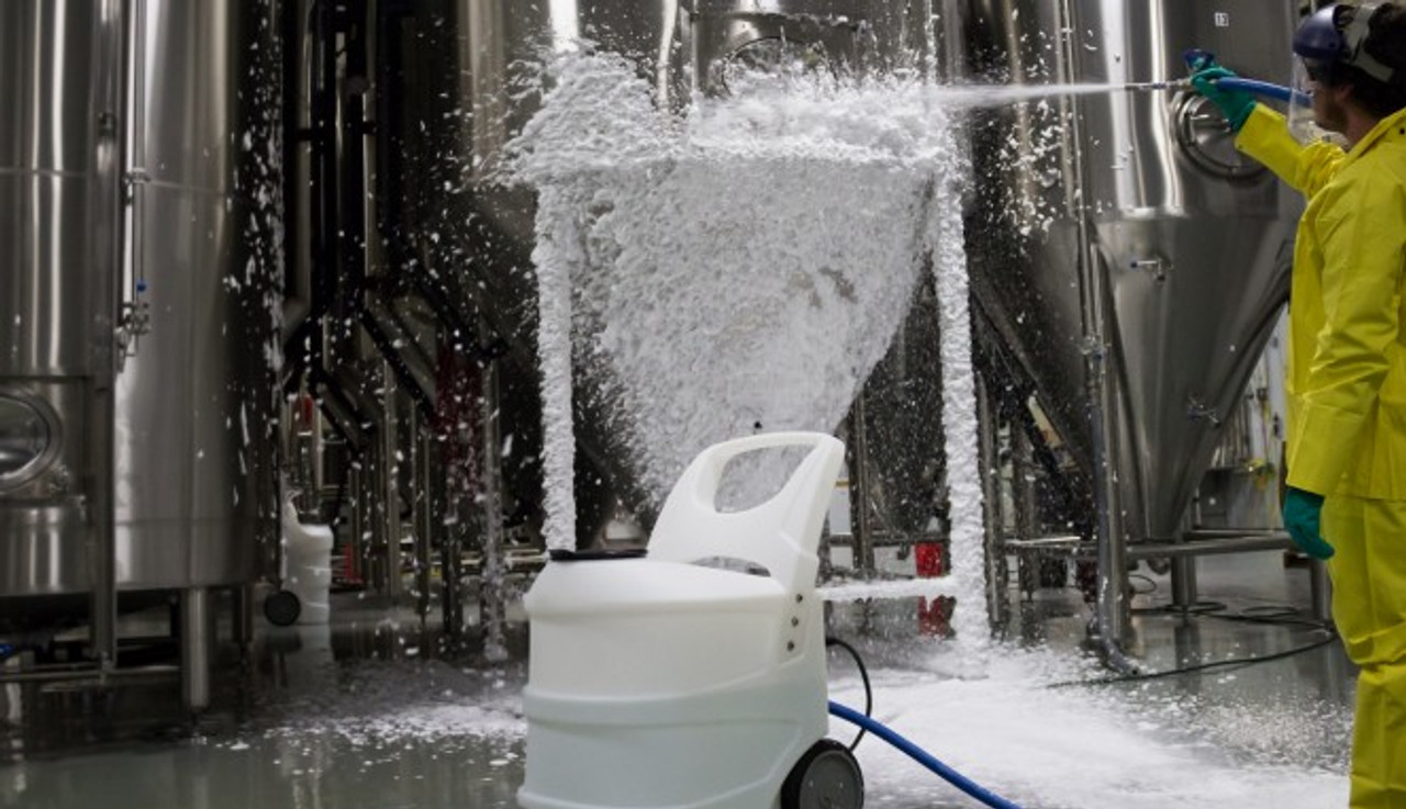 FOAMiT - 30 GAL PORTABLE FOAM UNIT-NATURAL-TEFLON/POLYPRO PUMP