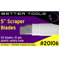 Heavy-Duty 5" Scraper Blade 0.036" thick -- Case of 500