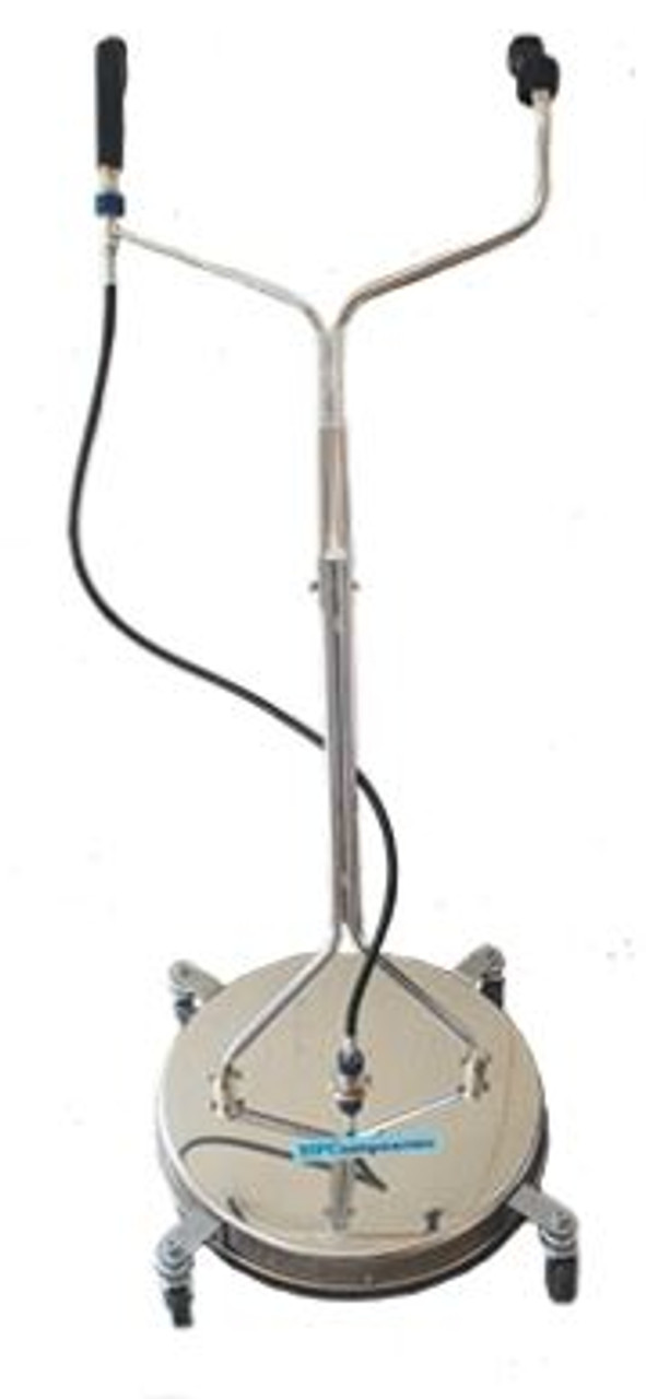 HPC 21" S.S. SURFACE CLEANER W/2 & 4 NOZZLE SPRAY BAR W/4 CASTERS (90° ONLY)