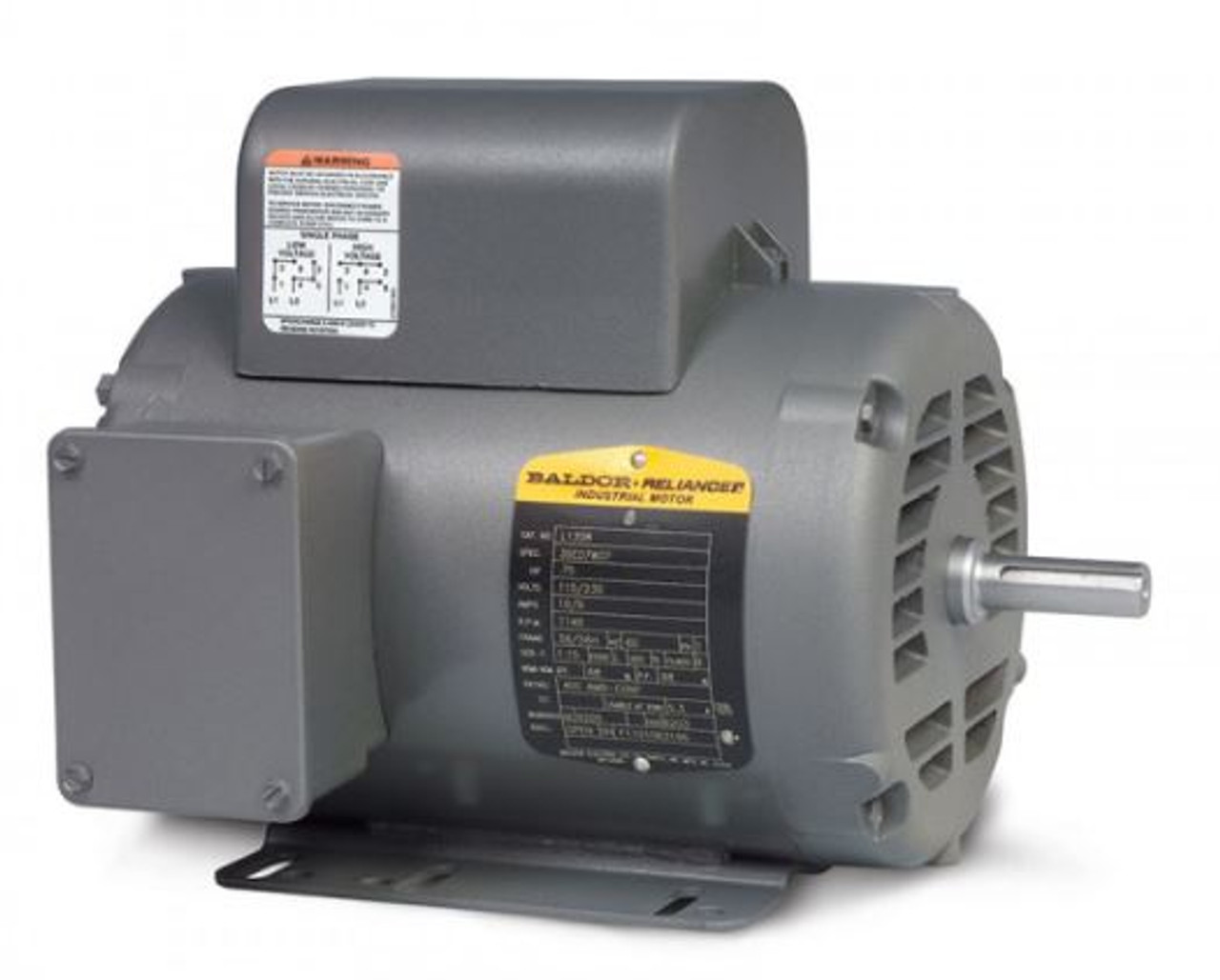 L1410T - 5HP BALDOR 1725RPM 184T OPEN 1PH MOTOR 