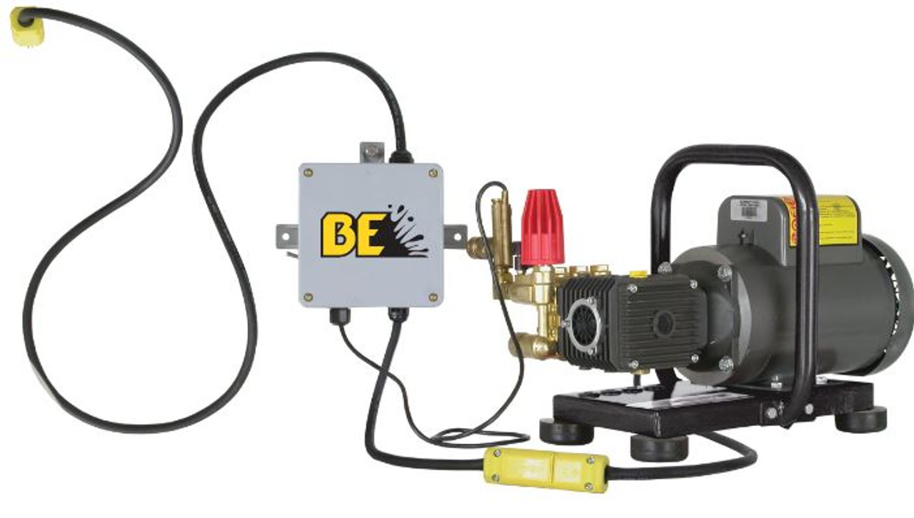 BE Pressure Washer -  Electric, 1500PSI, 2GPM, 2HP BALDOR COM 1PH PACK Frame