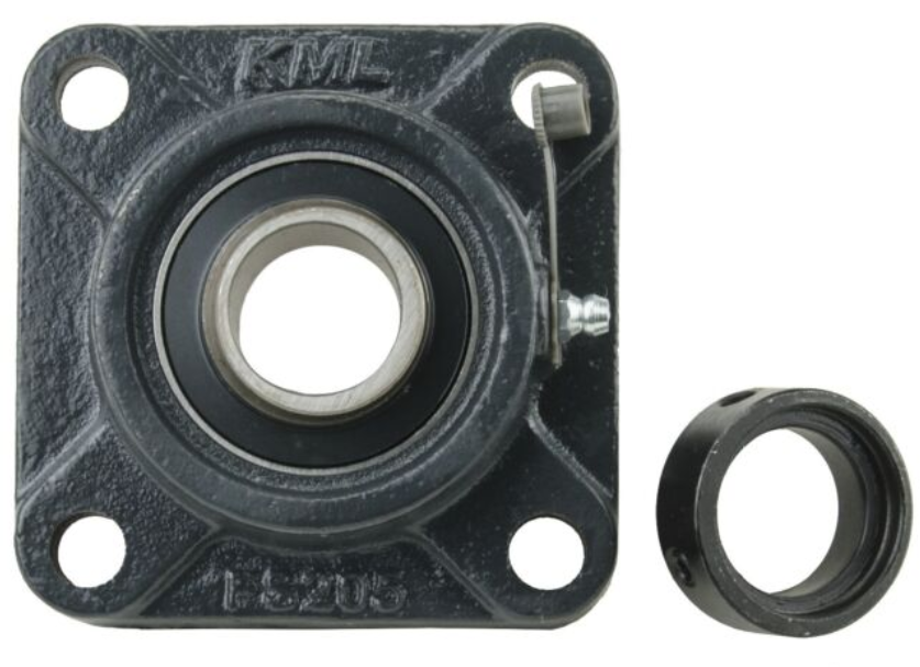 KML 4 Bolt Flange Bearing, 1-5/8" Locking Collar, Extended Race HCFS20926