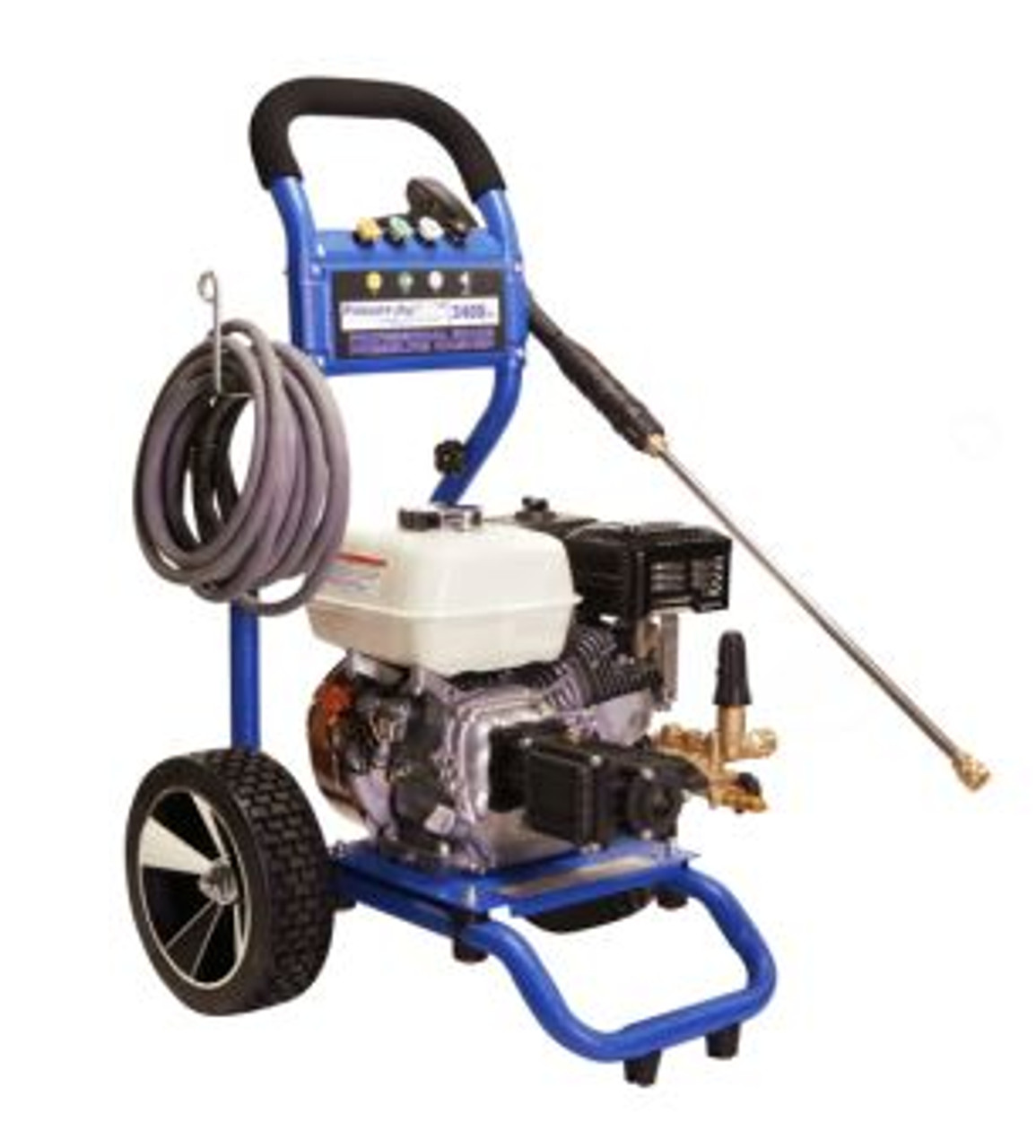 Dirt Laser Series PW - Gas, Cold Water, 2.5 GPM, 3400 PSI, Honda GX200, Pump PPC-34X2.5