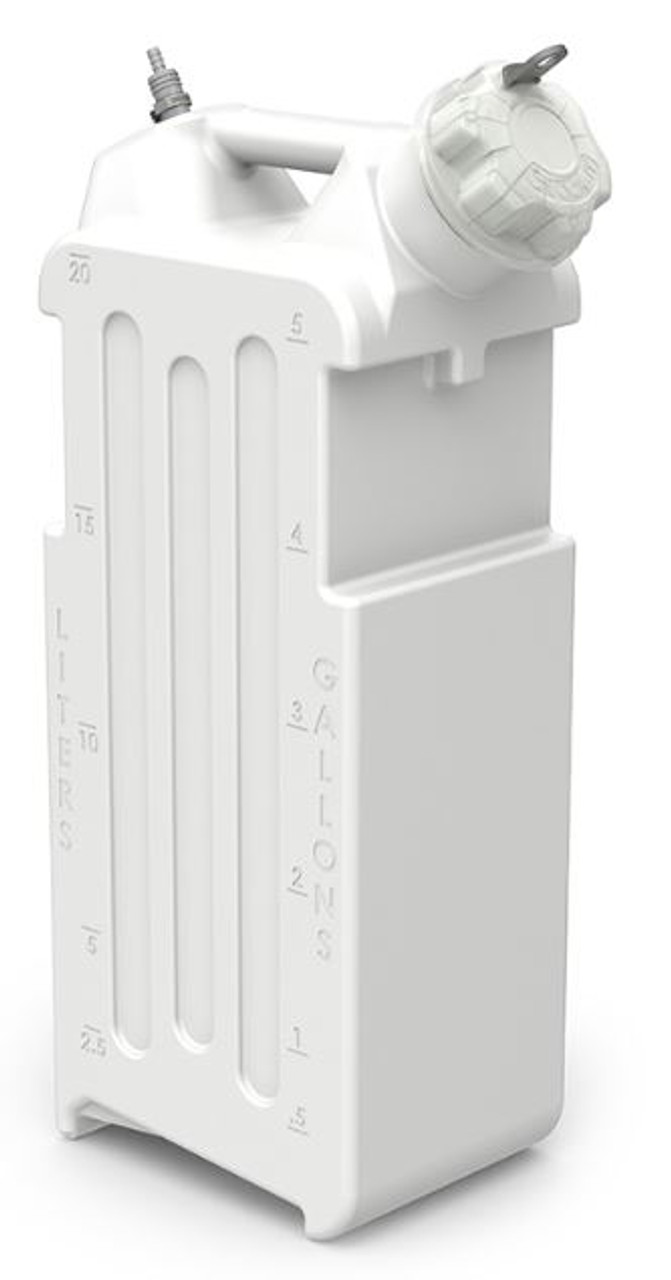 FOAMiT - 5 GALLON NATURAL JUG- VENTED LOCKING CAP-SUCTION