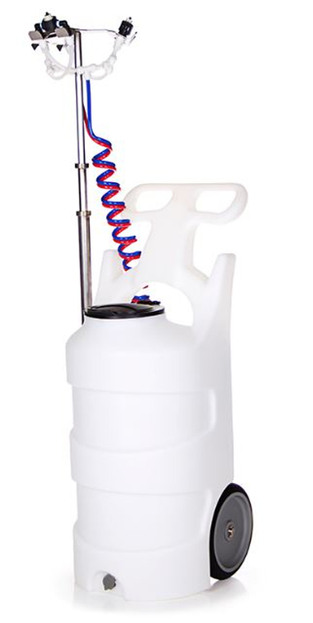 FOAMiT - 10 GAL PORTABLE MISTING UNIT-NATURAL-SANTO-3 PFN-N130 NOZZLES-TELESCOPING MAST