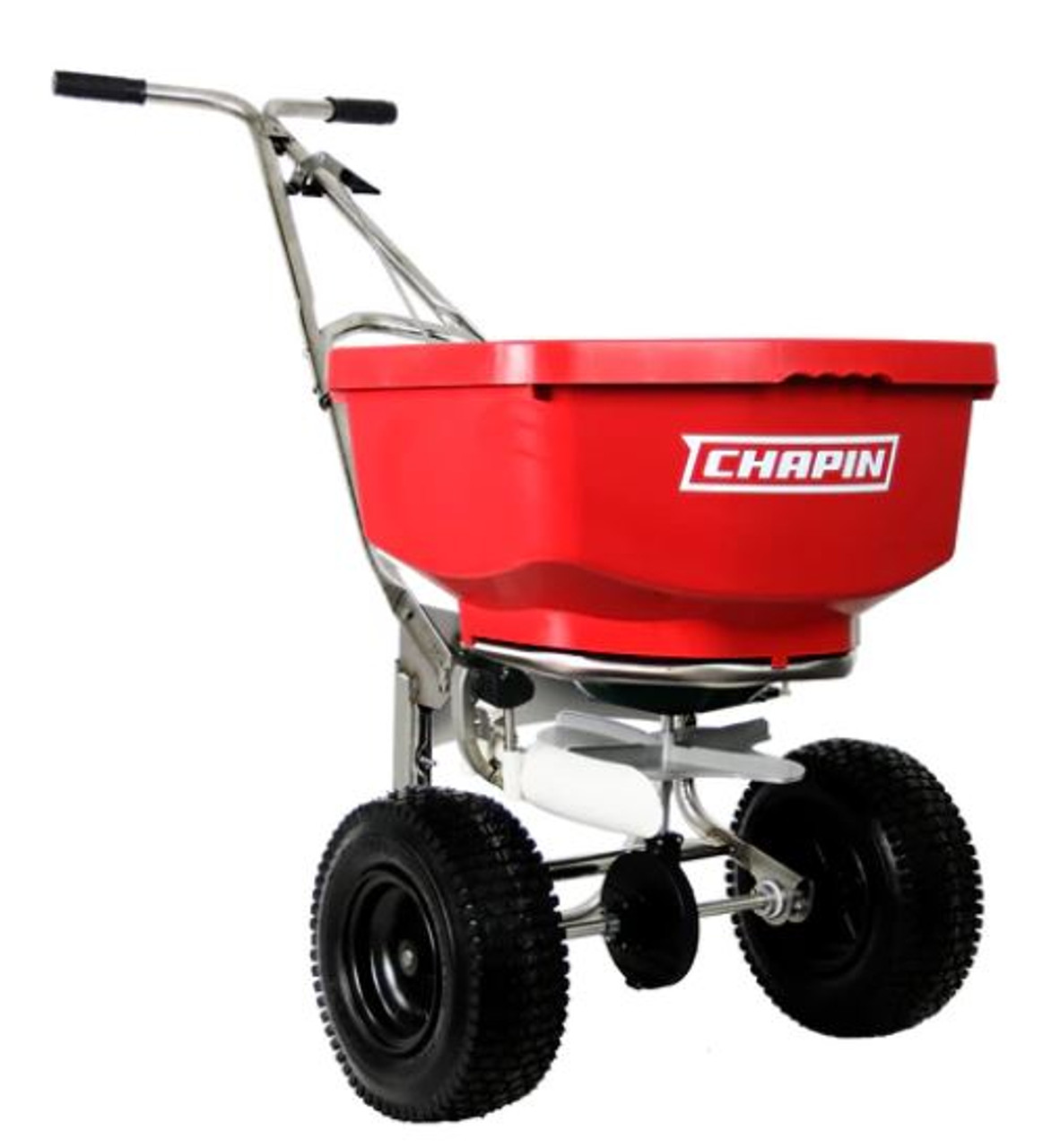 Chapin  80-pound Poly Hopper A-Frame Landscape Broadcast Spreader with Side Baffles