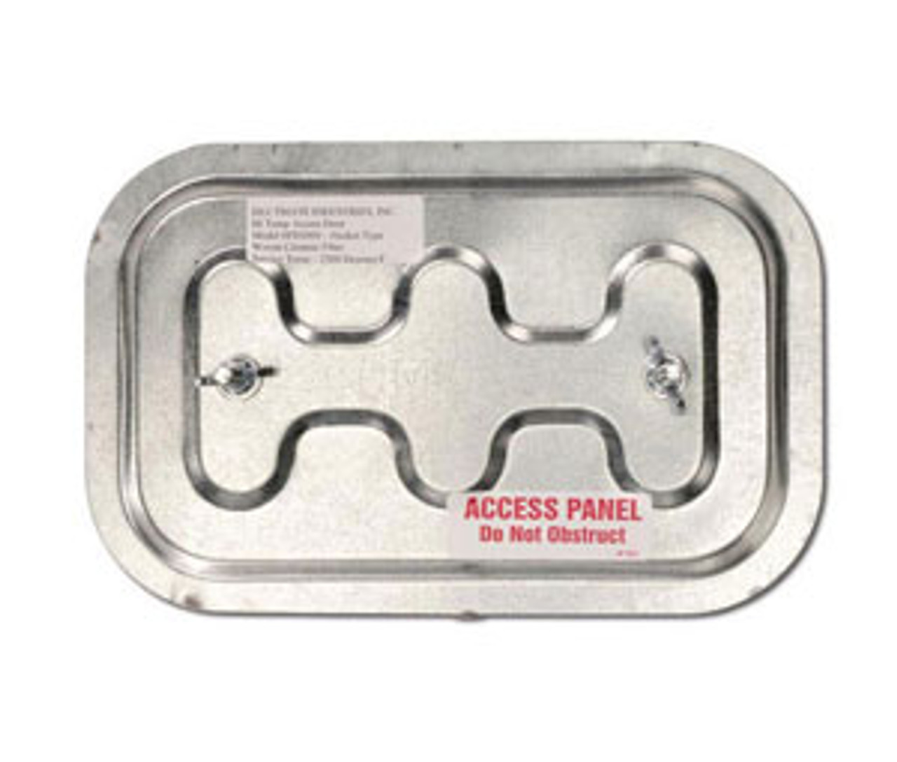 16x12x(25-28)" F2 2300 Degree SS 304 Round Access Door (GREASE DUCT DOOR)