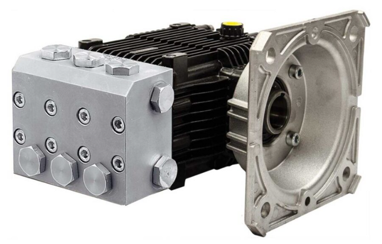 AR Pump RKASS42G15E-F17, SS 4.2 GPM, 3000 PSI, 1750 RPM, 1-1/8" Hollow Shaft, Triplex Plunger Pump