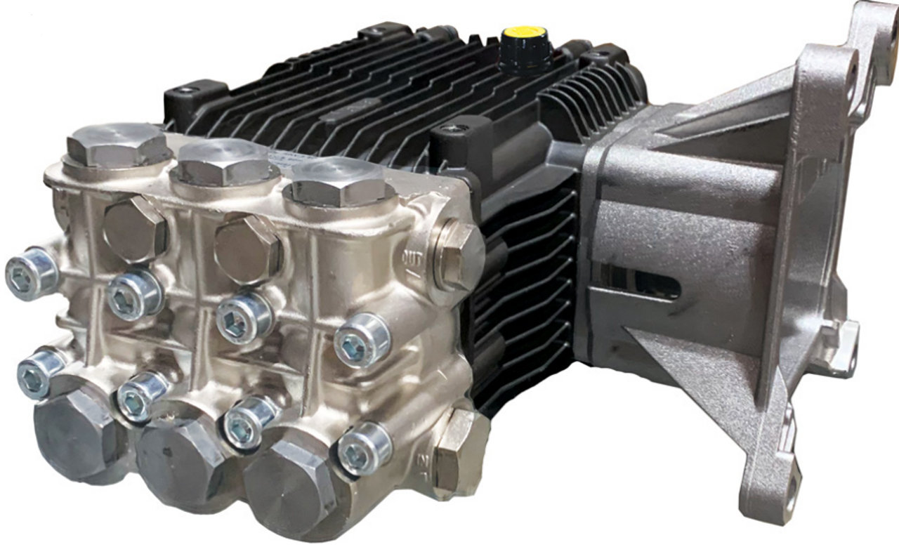 AR Pump RKA45G40HD-F24 - 4.5 GPM, 4000 PSI, 3400 RPM, F Version, 1" Hollow Shaft Triplex Pump