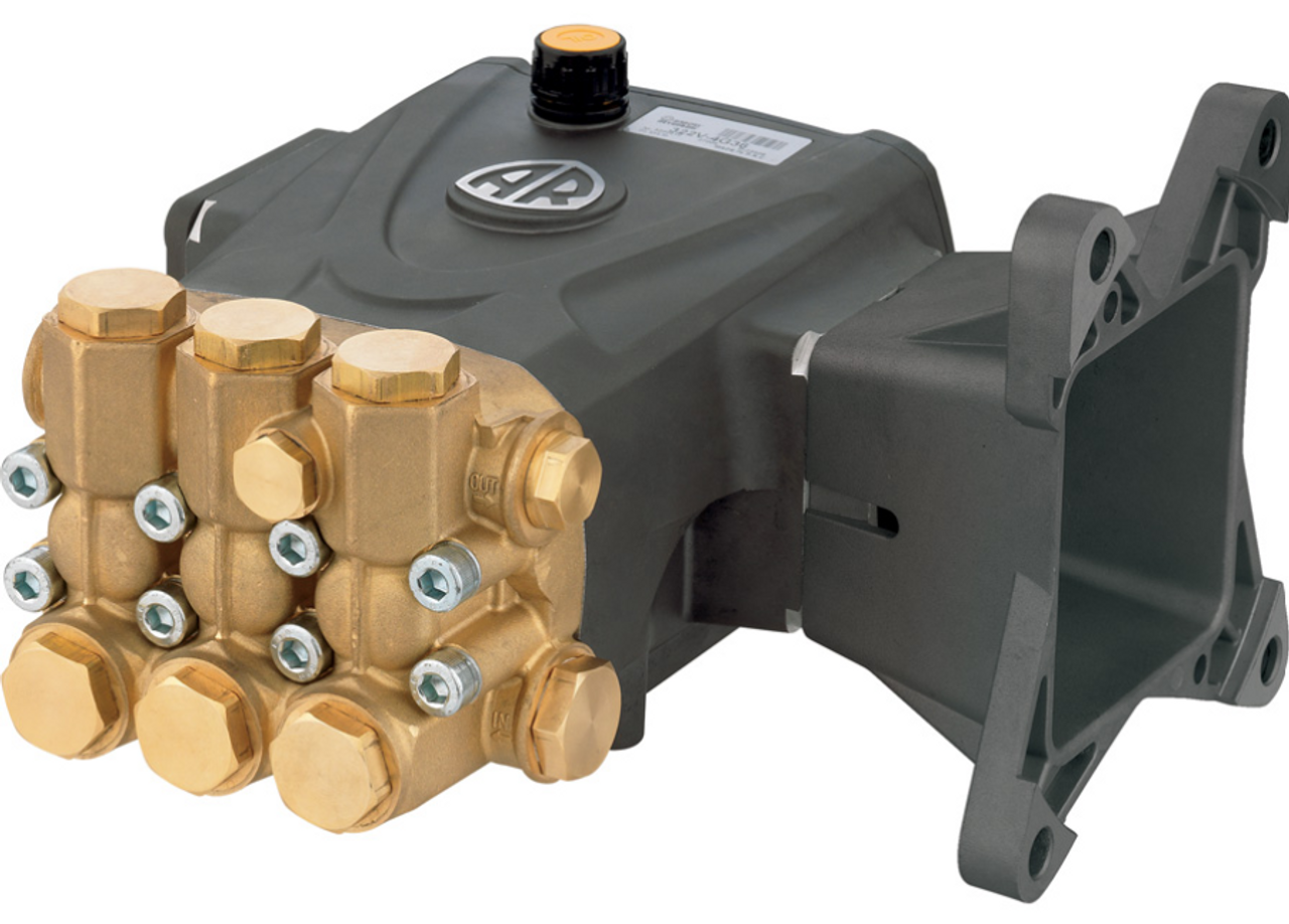 AR Pump RRV35G36D-F24 - 3.5 GPM, 3600 PSI, 3400 RPM, D Version, 1" Hollow Shaft Triplex Pump