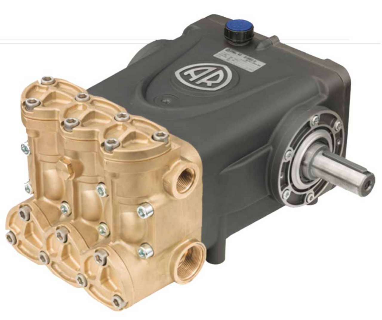 AR Pump RTD100-200SX - 25 GPM, 2900 PSI, 1000 RPM, N Version, 35mm Solid Shaft Triplex Pump